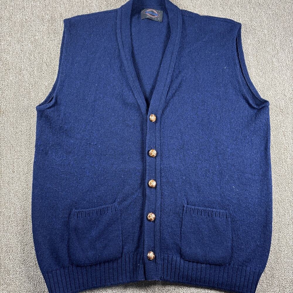 Jantzwn Vintage Men’s Cardigan Sweater Wool XL Made In USA